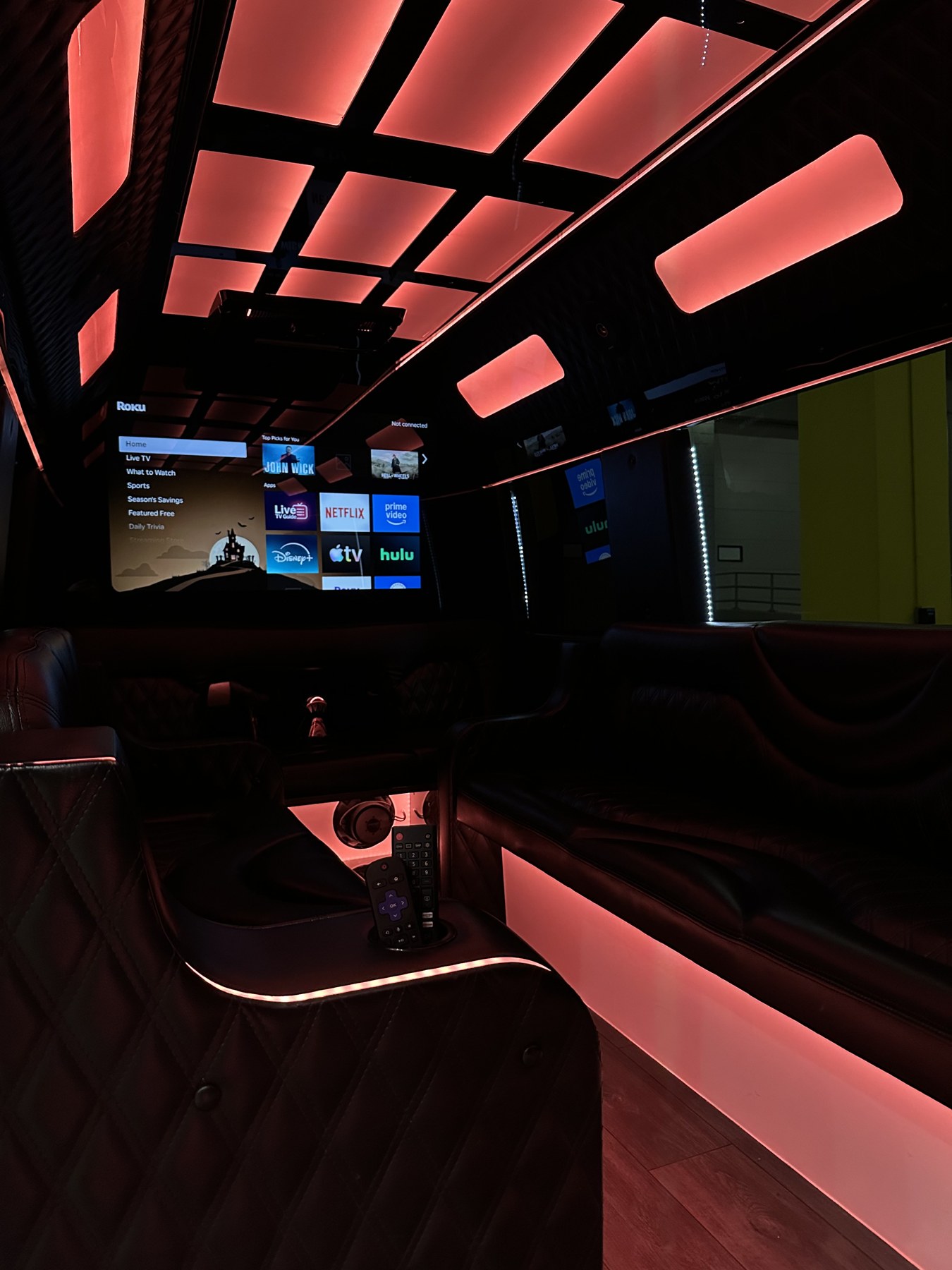 A lounge, on the move.